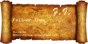 Fellner Irma névjegykártya